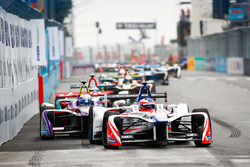Felix Rosenqvist, Mahindra Racing, Sam Bird, DS Virgin Racing, Mitch Evans, Jaguar Racing