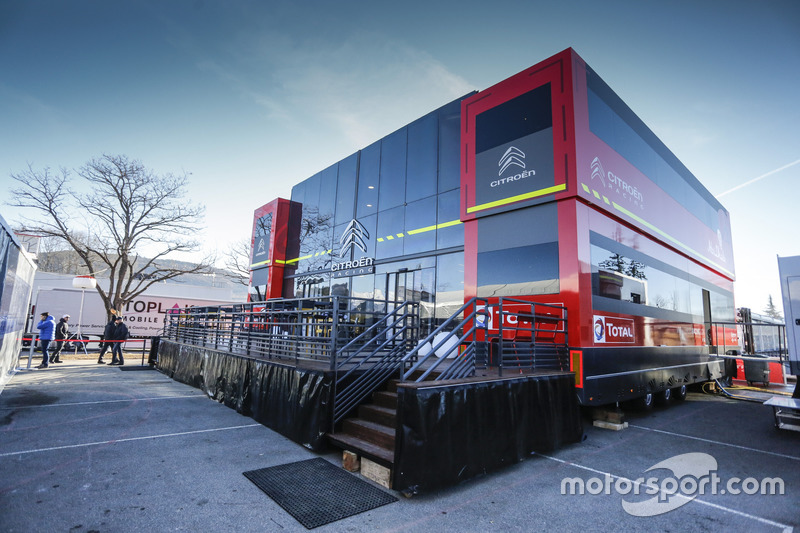 Citroën World Rally Team hospitality