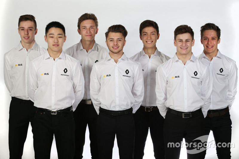 Arthur Rougier, Sun Yue Yang, Christian Lundgaard, Max Fewtrell, Jack Aitken, Victor Martins, Sacha 