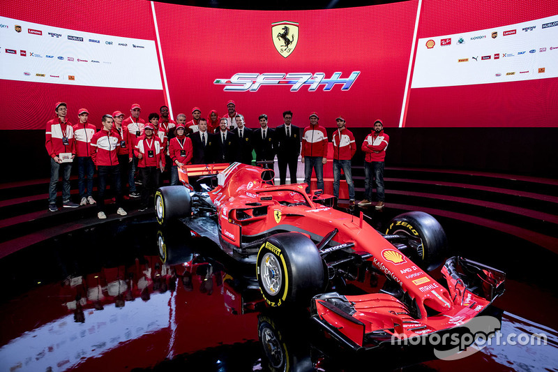 Presentación del Ferrari SF71H de 2018