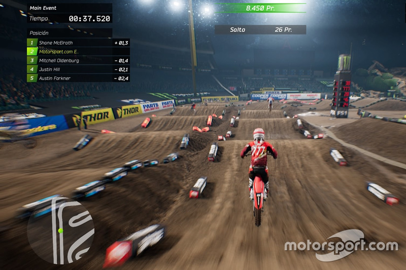 Screenshot del Monster Energy Supercross