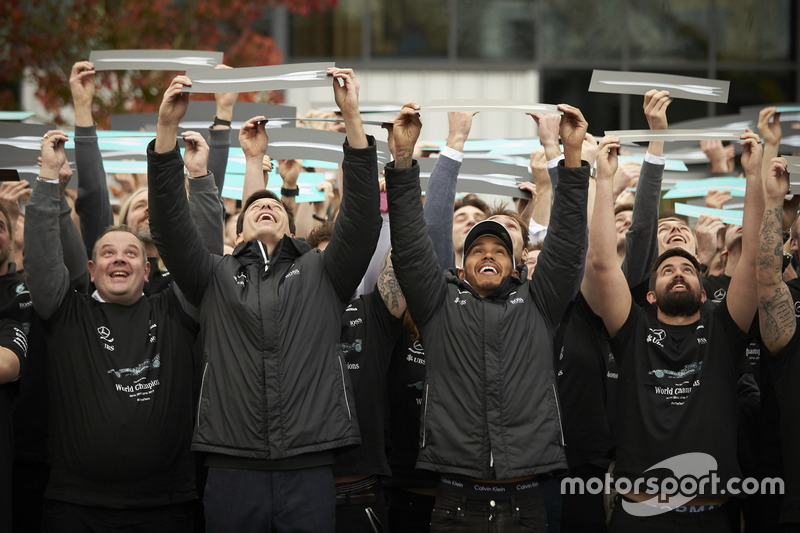 Lewis Hamilton, Mercedes AMG F1, Toto Wolff, directeur Mercedes AMG F1