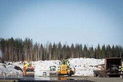 Les travaux sur le circuit du KymiRing