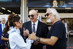 President of Azerbaijan Ilham Aliyev and First Lady Mehriban Aliyeva, Flavio Briatore