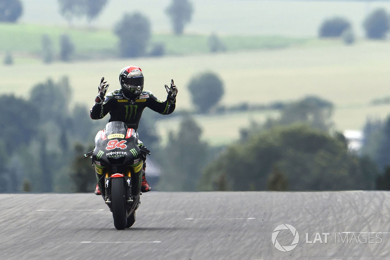 Second place Jonas Folger, Monster Yamaha Tech 3