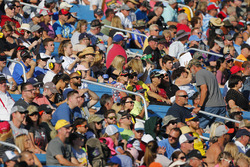Fans in the grandstands