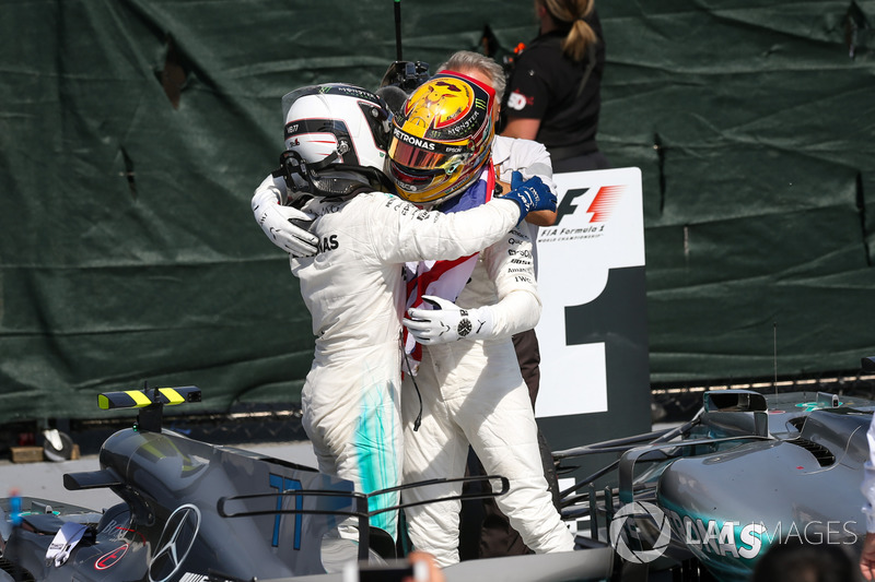2. Valtteri Bottas, Mercedes AMG F1, Yarış galibi Lewis Hamilton, Mercedes AMG F1