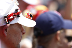 Ferrari fan and Ferrari cap