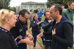Tadeusz Koziol e Monika Sikora, equipaggio della Mercedes 300 SL Coupe W 198, con Robert Kubica