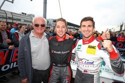 Gesamtsieger: Teamchef Wolfgang Land, Robin Frijns, Connor De Phillippi, Land Motorsport, Audi R8 LMS