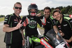 Jonathan Rea, Kawasaki Racing, winner Donington Park, 2017