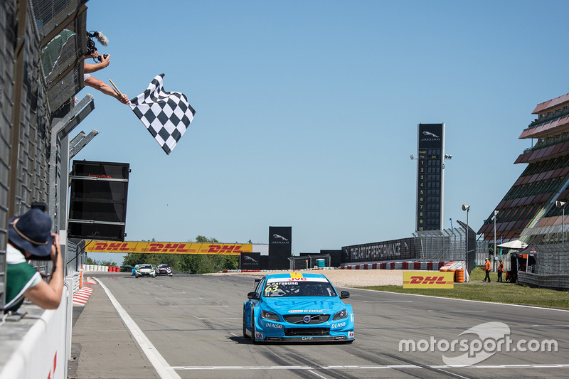 Nicky Catsburg, Polestar Cyan Racing, Volvo S60 Polestar viert de overwinning