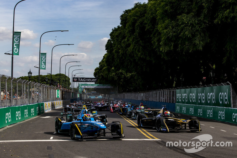 Sébastien Buemi, Renault e.Dams e Jean-Eric Vergne, Techeetah