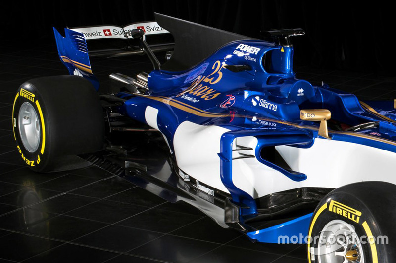 Sauber C36 detalle trasero