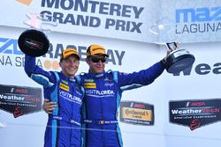 Winners Renger van der Zande, Marc Goossens, Visit Florida Racing