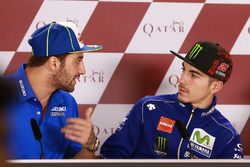Andrea Iannone, Team Suzuki MotoGP; Maverick Viñales, Yamaha Factory Racing