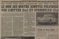 Tribune de Lausanne, article, record pulvérisé