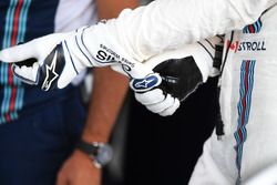 Handschuhe von Lance Stroll, Williams