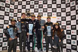 Podium: race winner #72 Antonelli Motorsports: Marco Antonelli, Davide Roda, second place #5 FFF Racing Team: Parth Ghorpade, Jack Bartholomew, third place #15 FFF Racing Team: Carrie Schreiner, Richard Goddard  