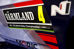 Détail de la voiture de Hayden Paddon, John Kennard, Hyundai i20 Coupe WRC, Hyundai Motorsport