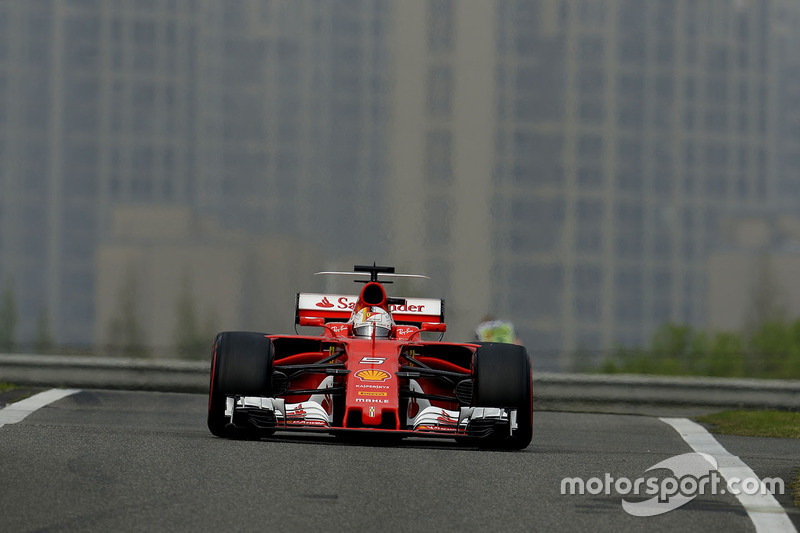 Vettel and Ferrari after finishing second