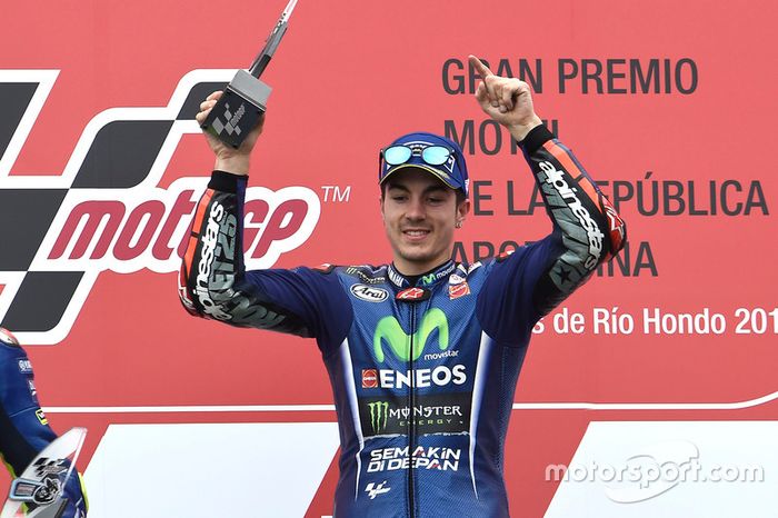 Podio: Maverick Viñales, Yamaha Factory Racing