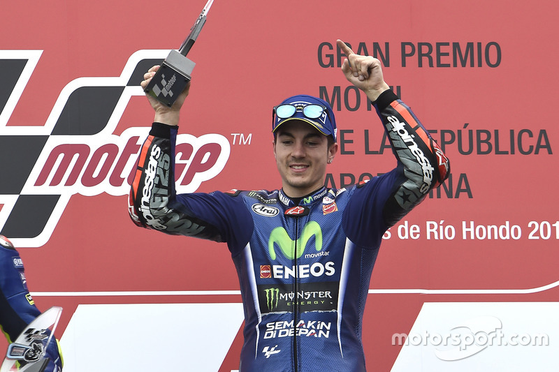 Podio: Maverick Viñales, Yamaha Factory Racing