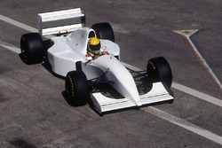 Ayrton Senna, McLaren MP4/8 fitted with a Chrysler/Lamborghini V12 engine
