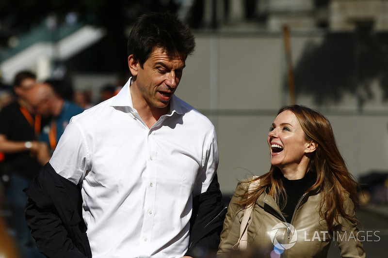 Toto Wolff, Executive Director Mercedes AMG F1 , Geri Horner