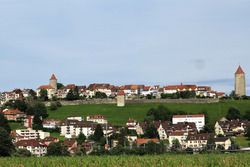 Die mittelalterliche Stadt Romont