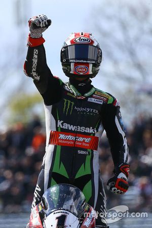 Le vainqueur Jonathan Rea, Kawasaki Racing