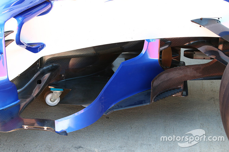 Sauber C36 aero detail