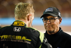 Charlie Kimball, Chip Ganassi Racing Honda with crew chief Ricky Davis