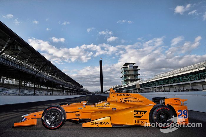 El coche de Fernando Alonso, Andretti Autosport Honda