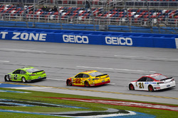 Brad Keselowski, Team Penske Ford, Joey Logano, Team Penske Ford, Ryan Blaney, Wood Brothers Racing
