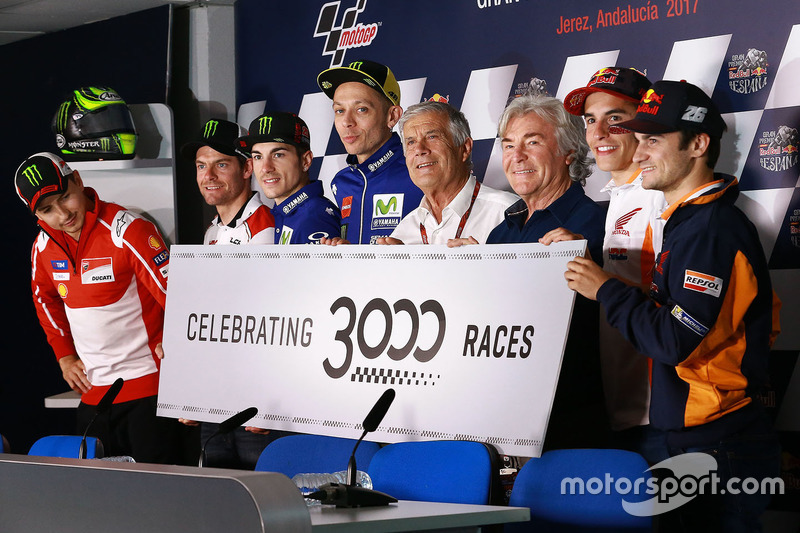 Línea de celebración de pilotos para las 3000 carreras