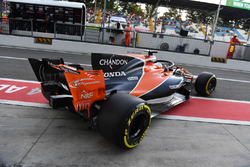Fernando Alonso, McLaren MCL32, halo