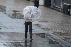 Lluvia en el paddock