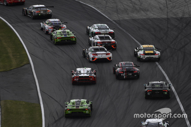 №48 Paul Miller Racing Lamborghini Huracan GT3: Брайан Селлерс, Мэдисон Сноу, Брайс Миллер, Андреа К