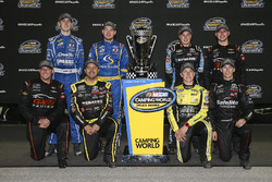 Austin Cindric, Brad Keselowski Racing Ford, Chase Briscoe, Brad Keselowski Racing Ford, Christopher Bell, Kyle Busch Motorsports Toyota, Kaz Grala, GMS Racing Chevrolet, Johnny Sauter, GMS Racing Chevrolet, Matt Crafton, ThorSport Racing Toyota, John Hunter Nemechek, SWM-NEMCO Motorsports Chevrolet, and Kaz Grala, GMS Racing Chevrolet