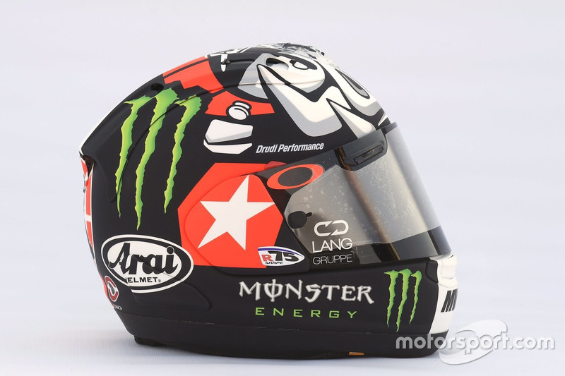 Helmet of Maverick Viñales, Yamaha Factory Racing