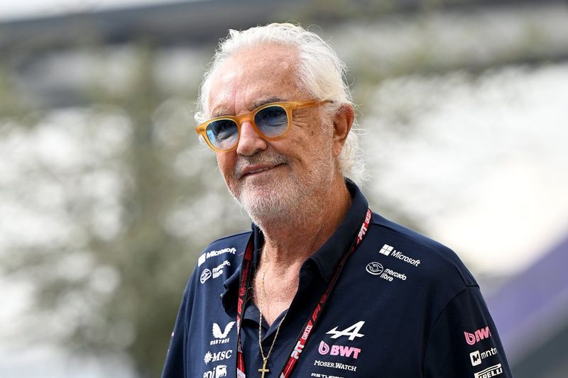 Flavio Briatore, directeur de l'équipe Alpine 