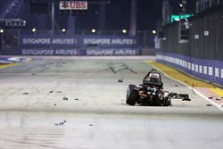 Nico Hulkenberg, Sahara Force India F1 VJM09 crashed out at the start of the race
