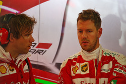 Sebastian Vettel, Ferrari with Antti Kontsas, Personal Trainer