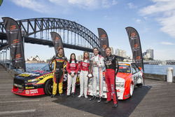 Chaz Mostert, Renee Gracie, Simona De Silvestro, Craig Lowndes and James Courtney