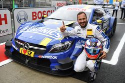 Polesitter Gary Paffett, Mercedes-AMG Team ART, Mercedes-AMG C63 DTM