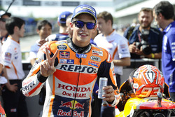 Polesitter Marc Marquez, Repsol Honda Team in parc ferme