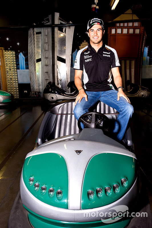 Sergio Pérez, Sahara Force India F1 visita Luna Park