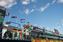 Podium: 1. Nico Rosberg, Mercedes AMG F1 Team; 2. Lewis Hamilton, Mercedes AMG F1 Team; 3. Sebastian