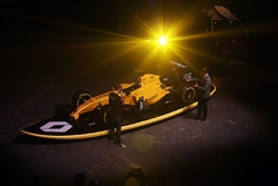 Cyril Abiteboul, Renault Sport F1 Managing Director with David Croft, Sky Sports Commentator